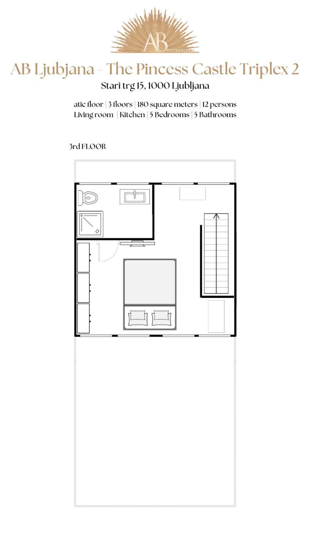 Ab - The Princess Castle Triplex Apartment