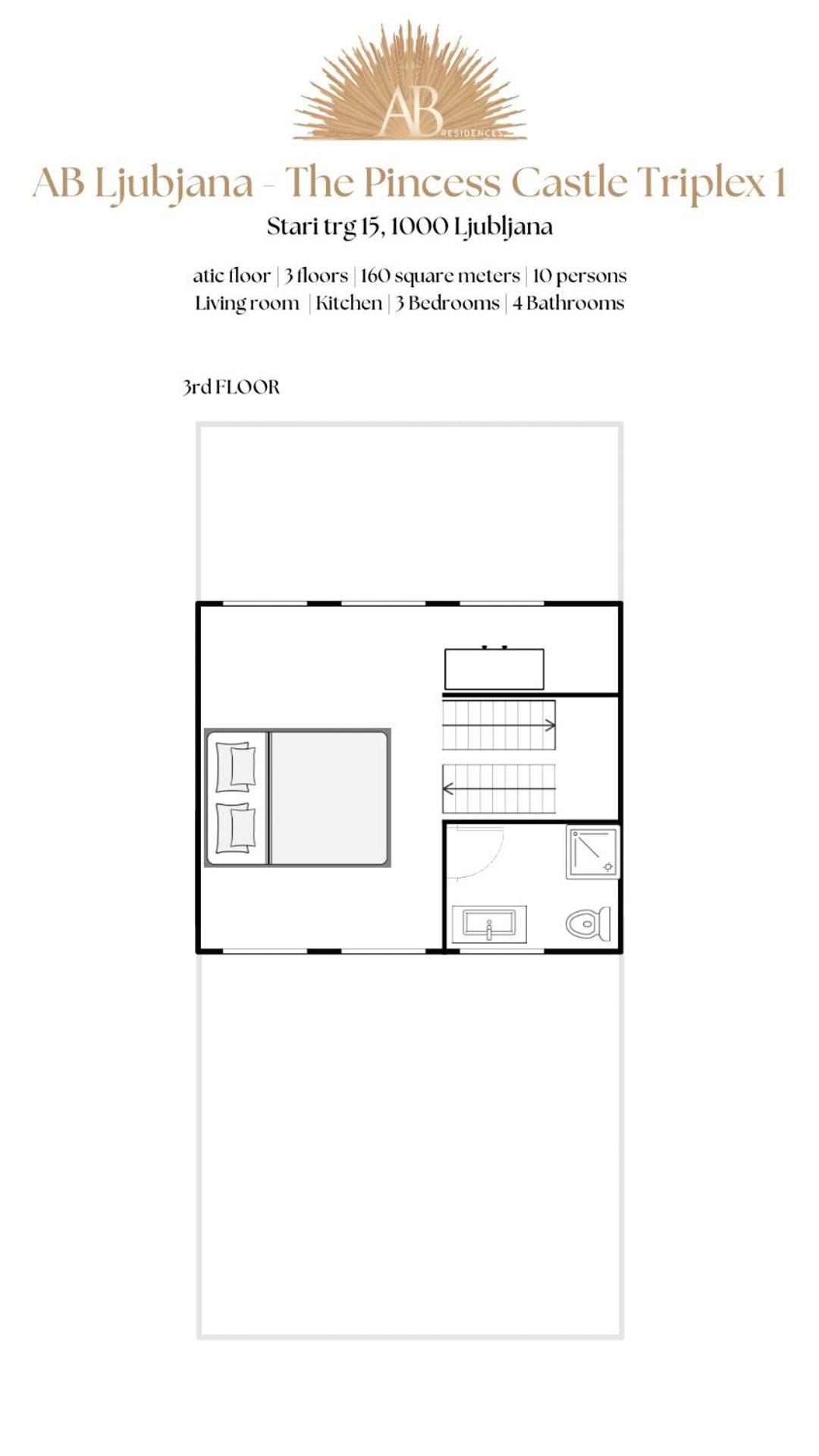 Ab - The Princess Castle Triplex Apartment